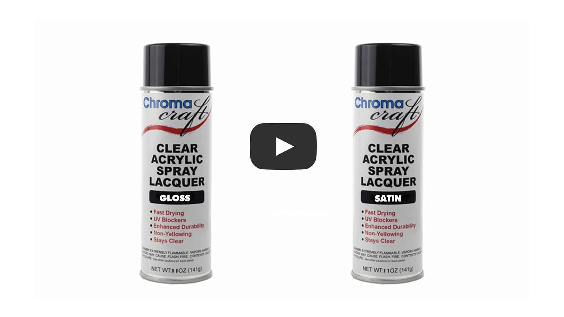 Clear Acrylic Spray Lacquer - Spiracraft